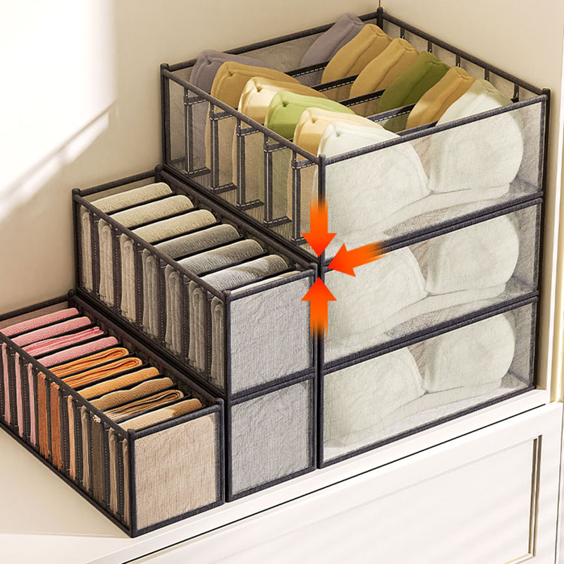 Sock Organizer Tray - 속옷 정리함 가정용 옷장 서랍형 양말