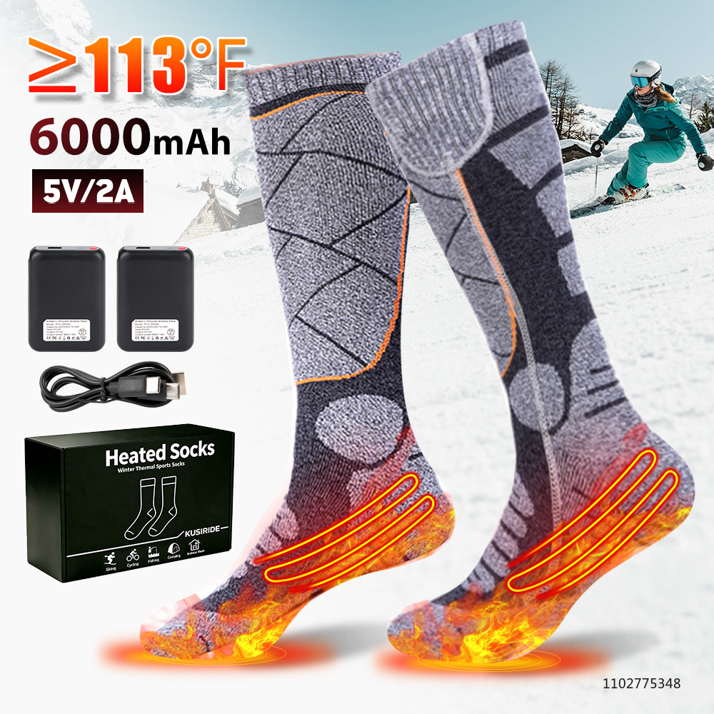 Thermal Sock Winter - 새로운 가열 양말 충전식 6000mah 전기