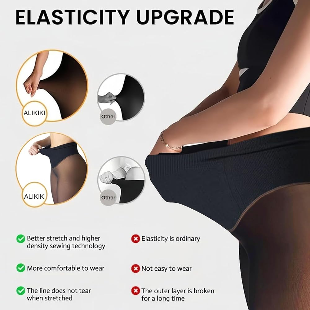 원심플 플리스 안감 레깅스, 압박 밴드 쉐이핑 타이츠, - Tights Pantyhose Sheer 리뷰 및 가격