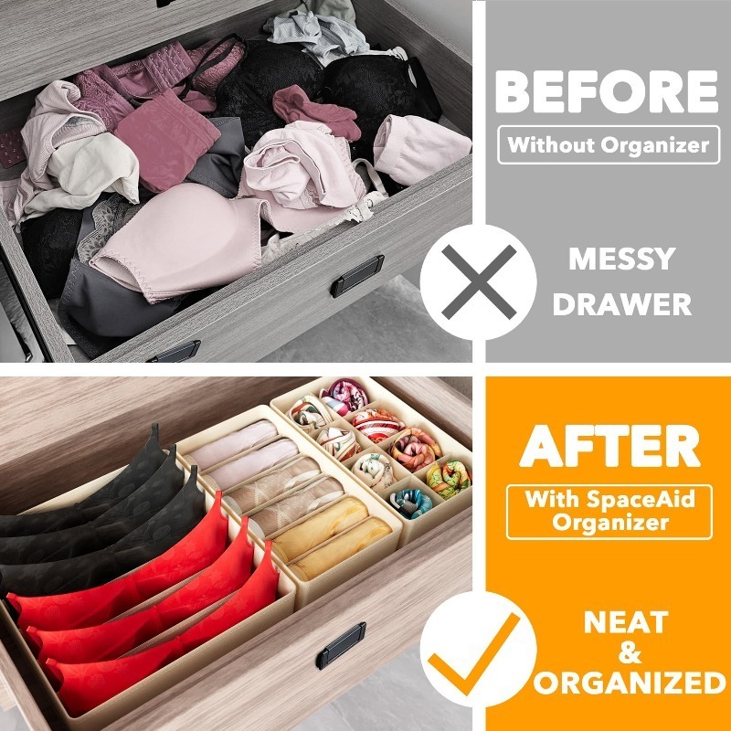 스포츠 브라 속옷 정리함 수납함 팬티 양말 수납함 옷장 - Sock Organizer Tray 리뷰 및 가격