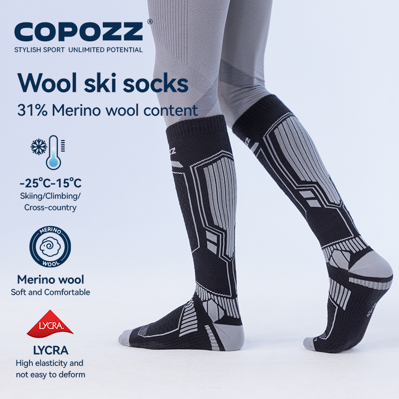 COPOZZ 새로운 겨울 스키 양말 남성 여성 열 메리 - Thermal Sock Winter 리뷰 및 가격