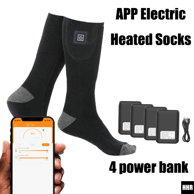 스마트 앱 제어 발열 양말 5000mAh 충전식 전기  - Thermal Sock Winter 리뷰 및 가격