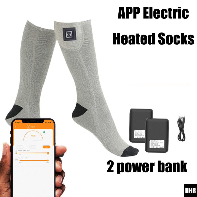 스마트 앱 제어 발열 양말 5000mAh 충전식 전기  - Thermal Sock Winter 리뷰 및 가격